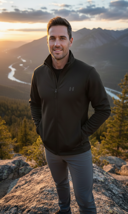 Mens Softshell Jacket with adjustable Cuffs