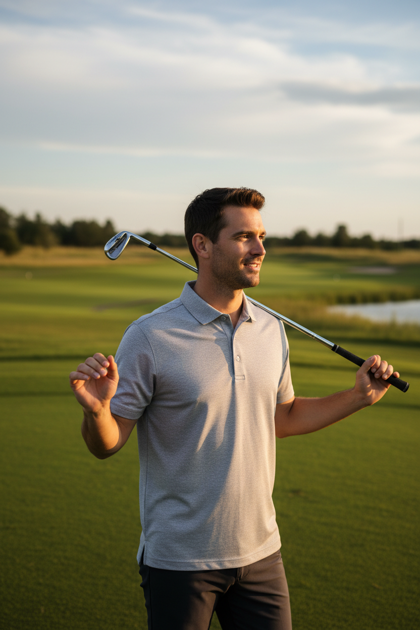 Men's Smart Polo with H&H Apparel Logo